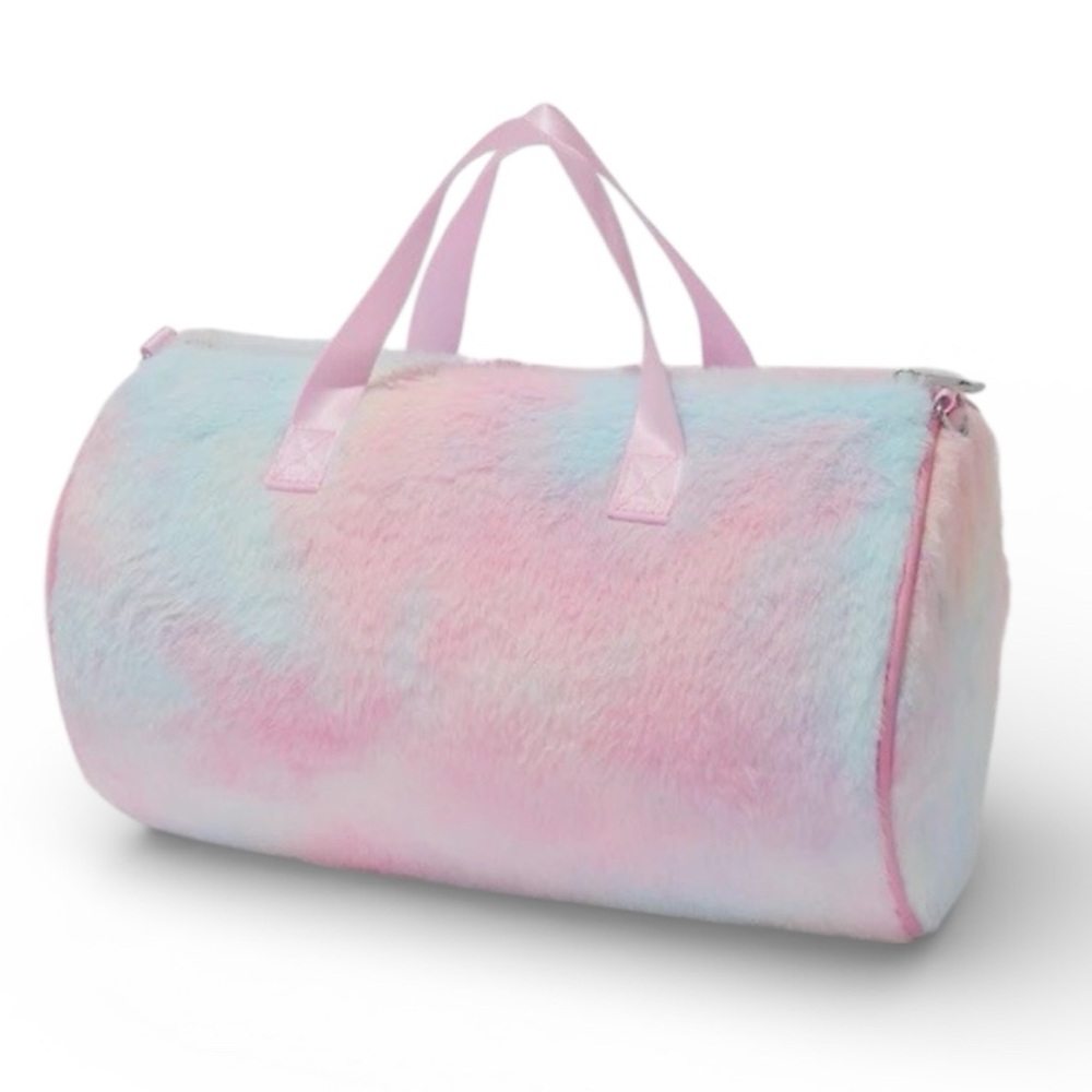Disney Stitch Exclusive Furry Slumber Party Pastel Duffle Bag - NWT - Picture 2 of 5